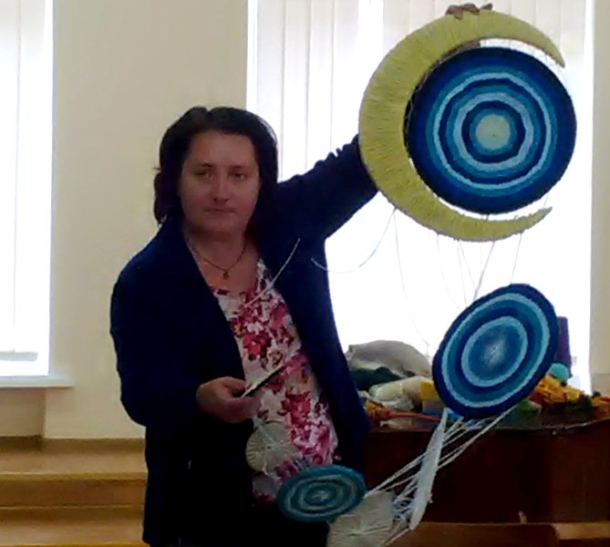 Мацишина З.А. провела майстер-клас ''Гобелен і технологічні особливості його виконання''